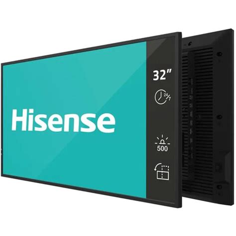 HISENSE 32DM66D FHD DLED/500 nits/7*24/ SoC: ARM Cortex-A55 Quad core CPU, Mali-G52GPU, 3G DDR4 Mem, 32G EMMC Storage, Wireless connection, Built in VisionInfo, Landscape & Portrait, Non Glare Haze 25%, OS: Android 11